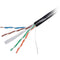 SatMaximum Cat 6 UTP Direct-Burial Outdoor Bulk Ethernet Cable (1000', Black)