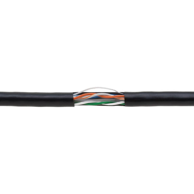 SatMaximum Cat 5e UTP Outdoor Direct-Burial Bulk Ethernet Cable (1000', Black)