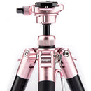 Fotopro FY-820 Free-1 Compact Aluminum Travel Tripod (Rose Gold)