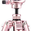 Fotopro FY-820 Free-1 Compact Aluminum Travel Tripod (Rose Gold)