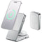 ALOGIC Matrix 2-in-1 Magnetic Smartphone/Earphone Charging Dock (White)