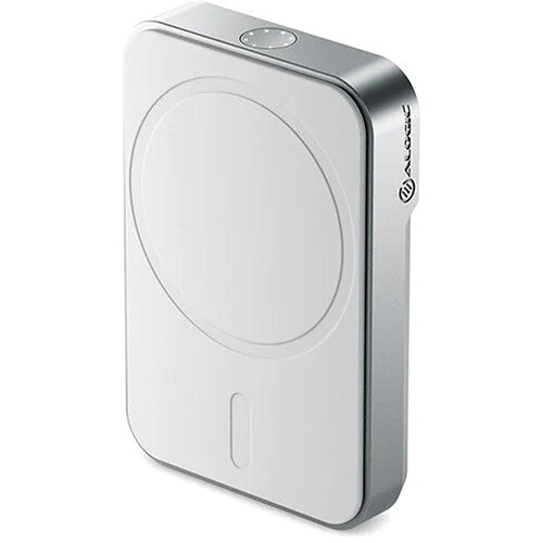 ALOGIC Matrix 2-in-1 Magnetic Smartphone/Earphone Charging Dock (White)