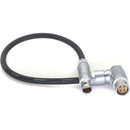DigitalFoto Solution Limited 1S 3-Pin ARRI TRINITY to 4-Pin Right-Angle Power Cable for RED V-RAPTOR 24V (23.6")