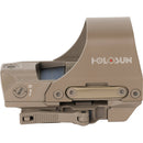 Holosun HE510C Open Reflex Sight (Red Circle-Dot Reticle, Flat Dark Earth)