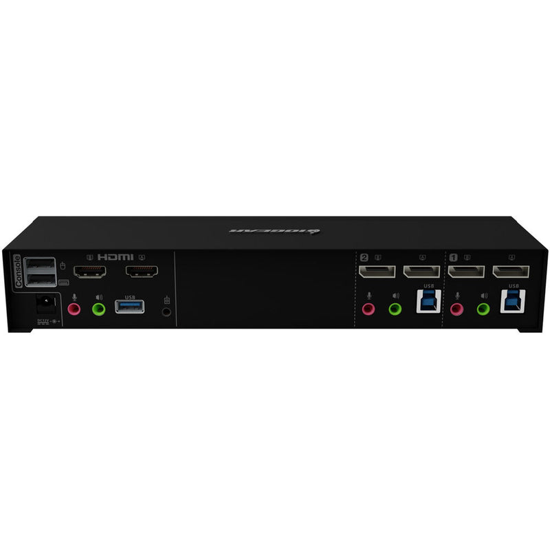 IOGEAR 2-Port 4K Dual View DisplayPort Matrix KVMP Switch