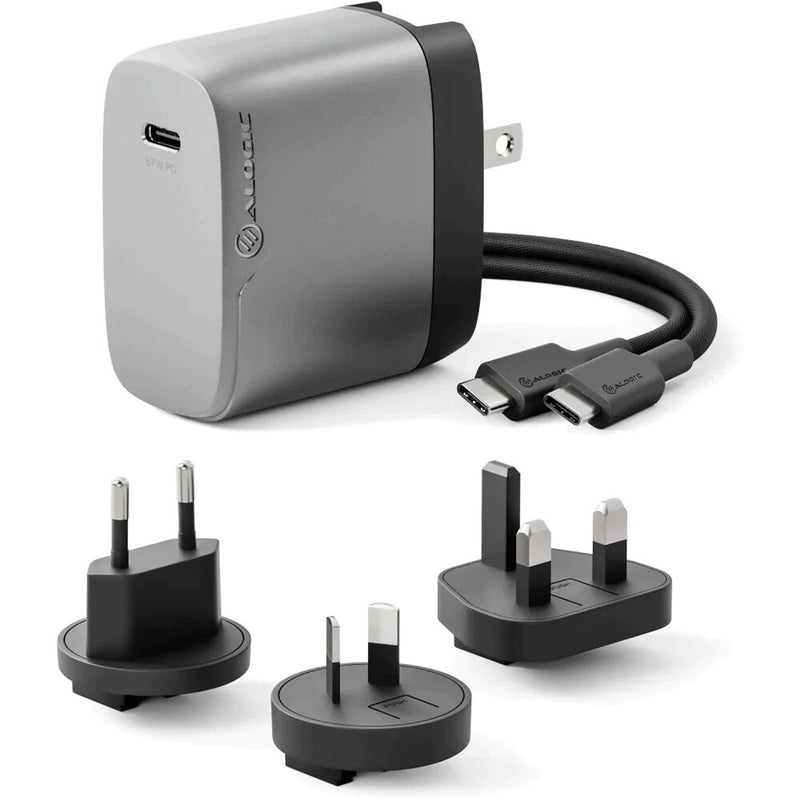 ALOGIC Rapid Power 67W GaN Multi-Country Charging Kit