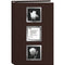 Pioneer Photo Albums Post-Bound Bi-Directional Memo Pocket Album (Brown, 4 x 6")