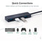 Plugable USB-C 4-Port Hub (Black)