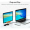 Plugable USB-C 4-Port Hub (Black)