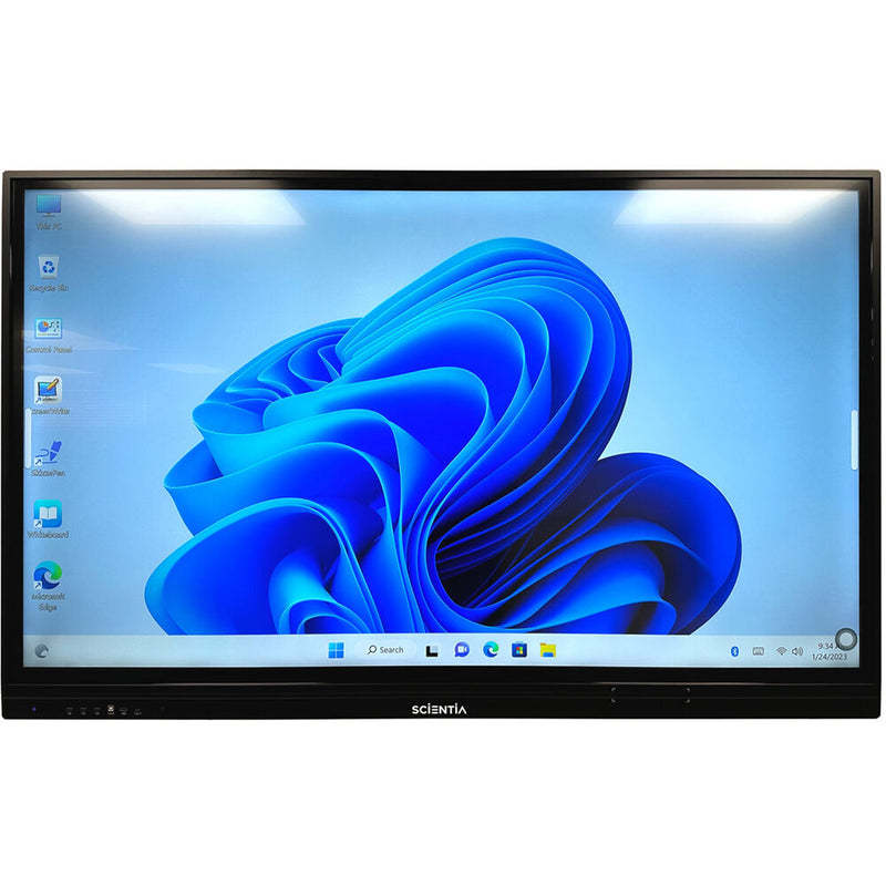 Scientia SX75 75" UHD 4K Touchscreen Monitor with OPS & Conference Camera with Microphone (i5-4430, 8GB RAM, 256GB SSD)