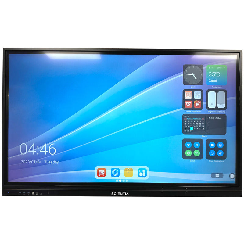 Scientia SX85 85" UHD 4K Touchscreen Monitor with OPS & Conference Camera with Microphone (i5-11400, 8GB RAM, 256GB SSD)