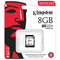 Kingston 8GB Industrial UHS-I SDHC Memory Card