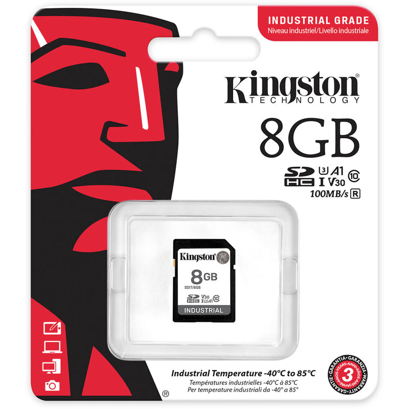 Kingston 8GB Industrial UHS-I SDHC Memory Card