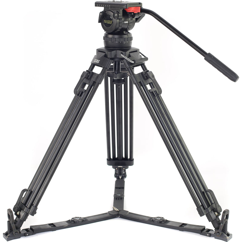 Teris TS100AL Fluid Head & Tripod Kit (Aluminum)