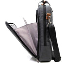PKG International Riverdale Recycled Messenger Bag (Gray/Tan, 11L)