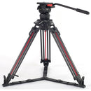 Teris TS100CF-Q Fluid Head & Tripod Kit (Carbon Fiber)