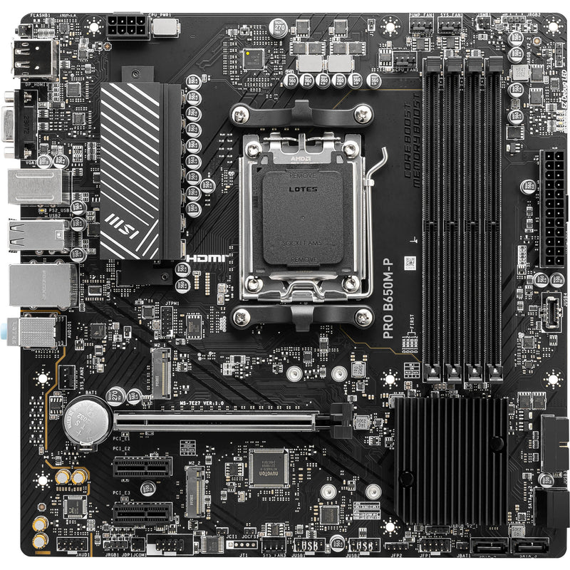 MSI PRO B650M-P AM5 Micro-ATX Motherboard