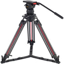 Teris TS120CF-Q Fluid Head & Tripod Kit (Carbon Fiber)