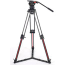 Teris TS120CF-Q Fluid Head & Tripod Kit (Carbon Fiber)