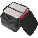 Magma Bags 45 Record-Bag 100 Travel Bag for up to 100 7" Records (Black/Red)