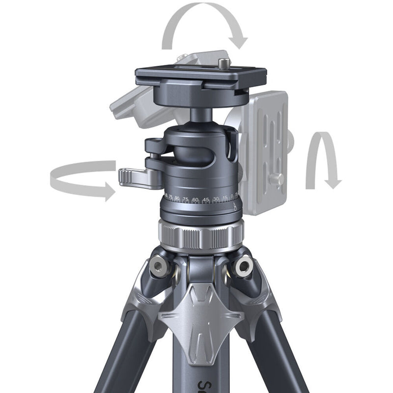 SmallRig AP-02 Lightweight Aluminum Travel Tripod with Arca-Type Ball Head