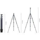 SmallRig AP-02 Lightweight Aluminum Travel Tripod with Arca-Type Ball Head