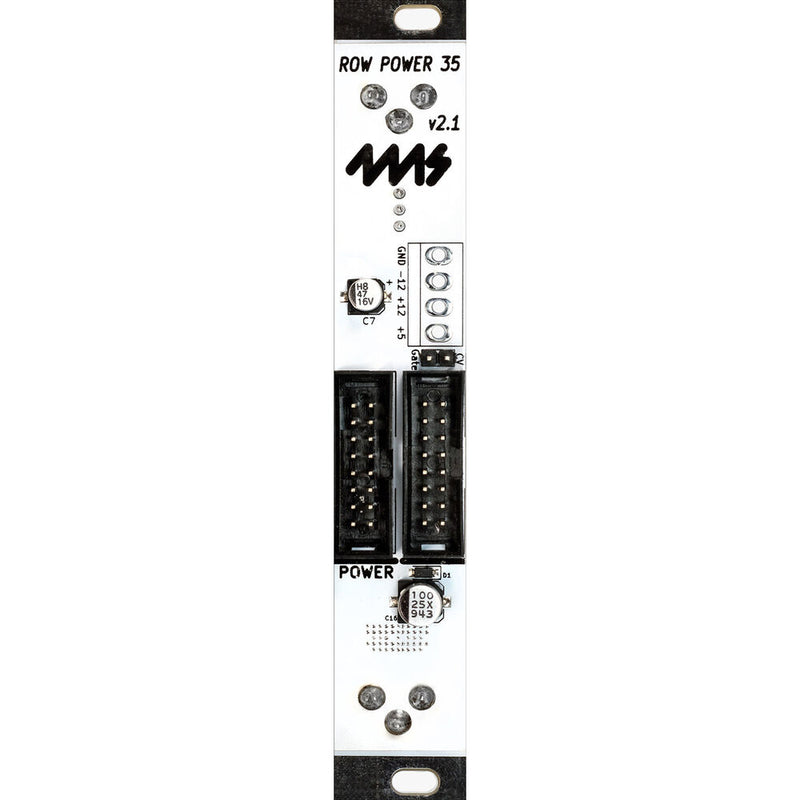 4ms Row Power 35 Power Supply Eurorack Module (4 HP, White)