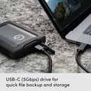 SanDisk Professional 1TB G-DRIVE ArmorATD USB-C 3.2 Gen 1 External Hard Drive