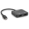 Rocstor USB-C to Dual HDMI Adapter Splitter (Black)