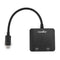 Rocstor USB-C to Dual HDMI Adapter Splitter (Black)