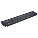 Video Mount Products Blank Vented Filler Panel (2 RU)