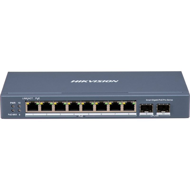 Hikvision DS-3E1510P-SI 8-Port Gigabit PoE+ Compliant Managed Switch