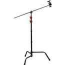 SHAPE C-Stand with 40" Arm and Sliding Leg (Black, 9.7')