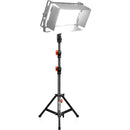 SHAPE Low-Boy Double Riser Stand (Black/Chrome, 6.9')