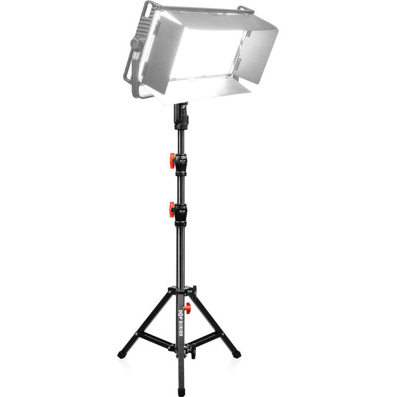 SHAPE Low-Boy Double Riser Stand (Black/Chrome, 6.9')