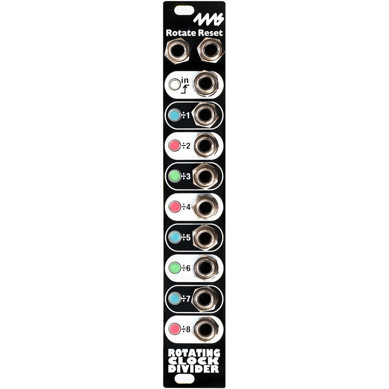 4ms Rotating Clock Divider Eurorack Module DIY Faceplate (Black)