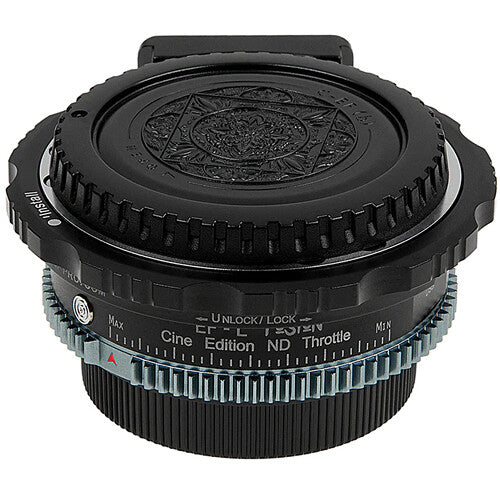 FotodioX Vizelex ND Throttle Fusion Smart AF Cine Edition Lens Adapter for Canon EF Cine Lens to Select L-Mount Body