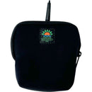 Dot Line Wide-Mouth Neoprene Lens Pouch (Black, X-Small)