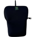 Dot Line Wide-Mouth Neoprene Lens Pouch (Black, Medium)
