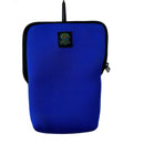 Dot Line Wide-Mouth Neoprene Lens Pouch (Blue, Medium)