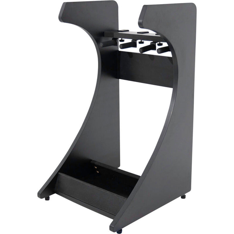 Gator Elite Series 3- to 4-Space Guitar Hanging Stand (Black)