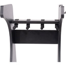 Gator Elite Series 3- to 4-Space Guitar Hanging Stand (Black)