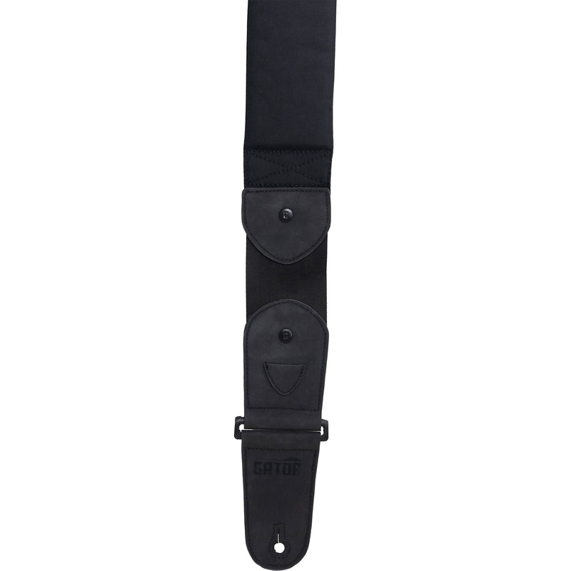 Gator ICON Guitar Strap Long Version (Black, 48-60")