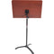 Gator Wooden Conductor Music Stand with Brushed Metal Base