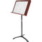 Gator Wooden Conductor Music Stand with Brushed Metal Base