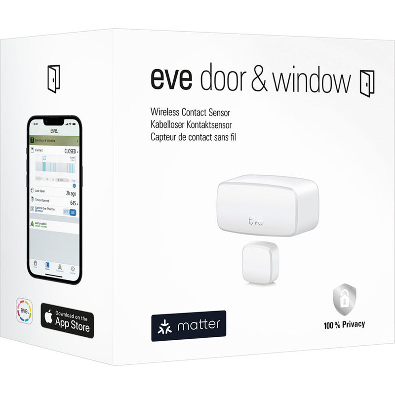 Eve Door & Window Wireless Contact Sensor (Matter)