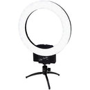 FotodioX Selfie Starlite Mini Vlog Bi-Color Ring Light with Tabletop Tripod (Black, 12")