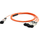 AVPro Edge 40G QSFP+ to 4 x 10 SFP+ Break-Out Active Optical Cable (9.8')