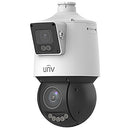 Uniview 4MP 25x Network PTZ Dual-lens PoE Camera with Starlight, Warm Light and Smart Function
