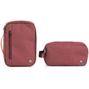 PKG International Waterloo Accessory Case (Rum Raisin/Tan, 2-Pack)